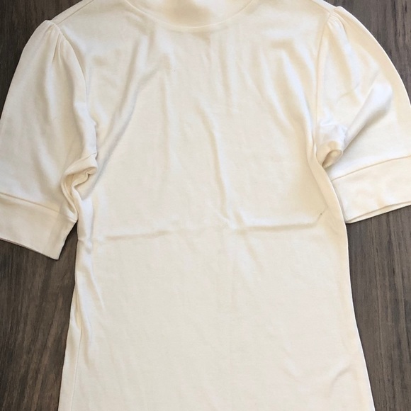 NWT Vintage Limited Too Cream Ivory Crop Sleeve Top Shirt Girls Sz. 16 - Picture 3 of 3